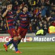 Barca's Suarez and Messi hit doubles in Roma rout