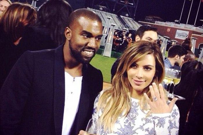 Kim Kardashian and Kanye West