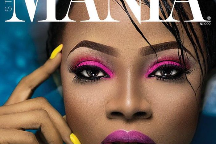 TV personality, Toke Makinwa covers the latest edition of Mania Magazine