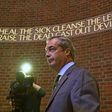 UK's Farage says Merkel stoking Europe's refugee crisis
