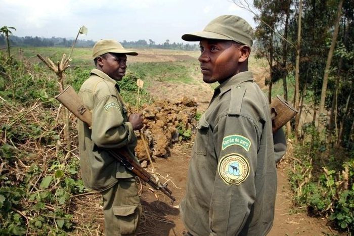 Congolese park rangers on patrol in a file photo. REUTERS/Finbarr O'Reilly - RTRD7CC