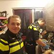 2 Police officers go viral after taking care of a sick woman's five children