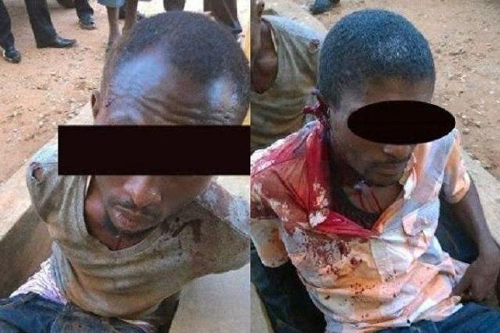 The suspected robbers