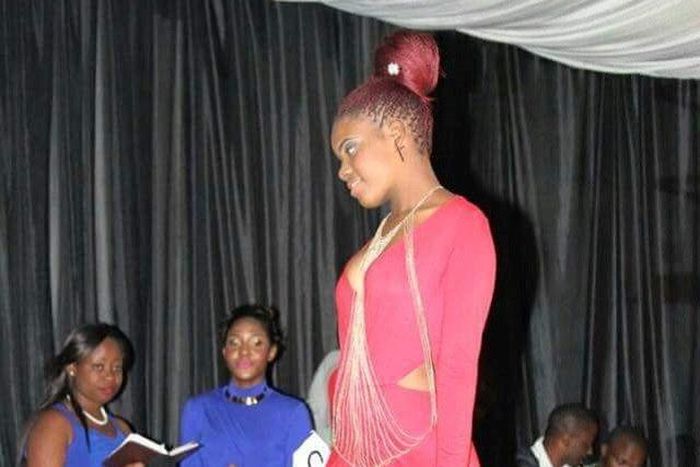 The nude model, Panashe Zhawari