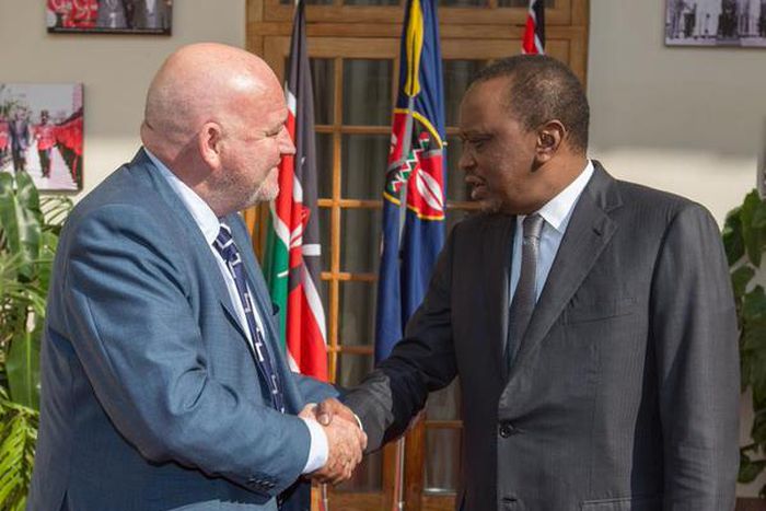 CNN’s Global Executive Vice President and Managing Director, Tony Maddox and Kenyatta