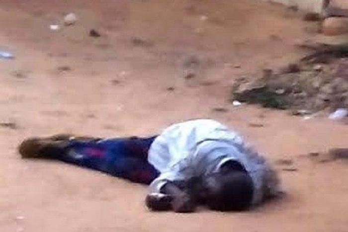 Drunkard on the street