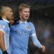 Kevin De Bruyne, Raheem Sterling and Sergio Aguero