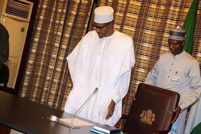 President Muhammadu Buhari meets with Nigeria's 36 governors