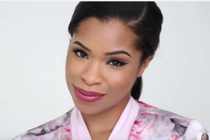 Shirley B. Eniang shows off the finished look