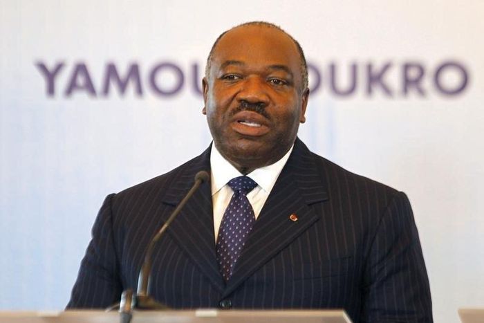 Gabon's president Ali Bongo talks during a news conference with Ivory Coast's President Alassane Ouattara (not pictured) at the presidential palace in Yamoussoukro November 26, 2014.  REUTERS/Luc Gnago