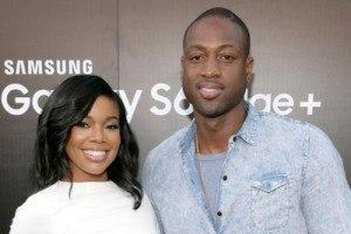 Hollywood actress, Gabrielle Union and her husband, Dwayne Wade, at a Samsung event in L.A