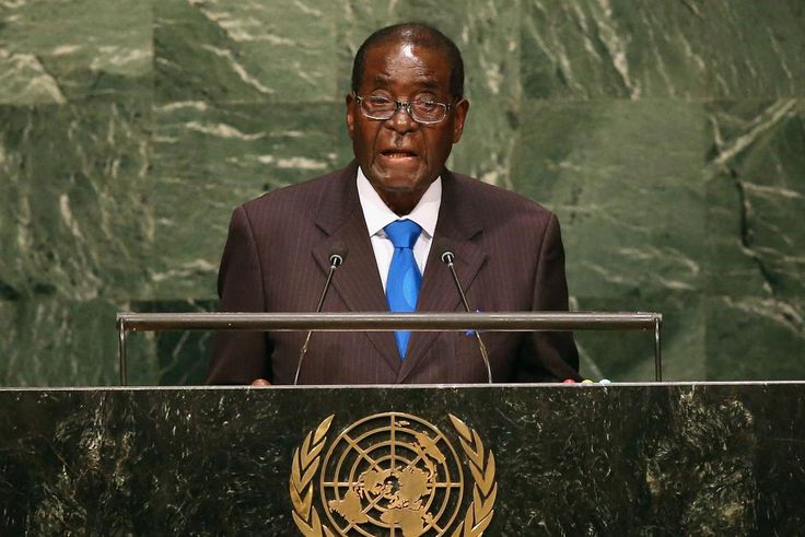 Robert Mugabe used the United Nations podium on Monday evening to attack homosexuality in front of the general assembly.