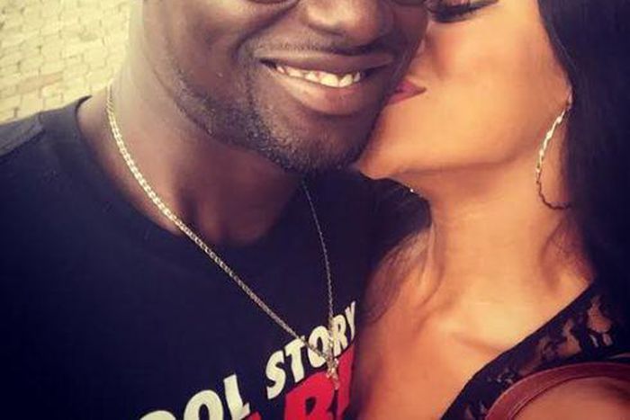 Damilola Adegbite and Chris Attoh kiss on Instagram