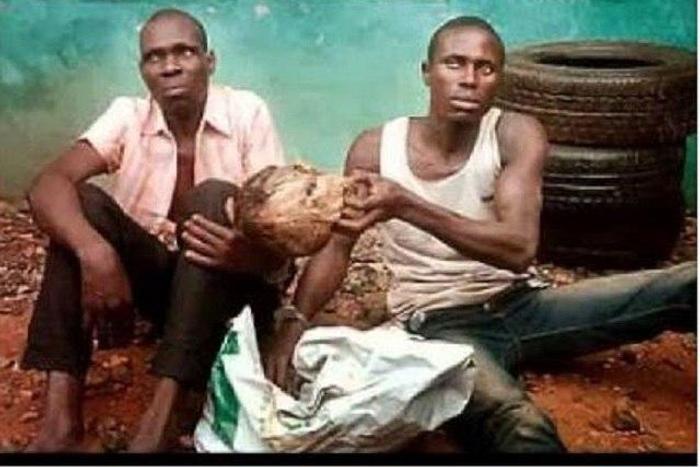 The fake prophets with a human head
