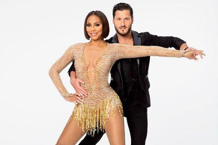 Tamar Braxton and Valentin Chmerkovskiy on Dancing With The Stars