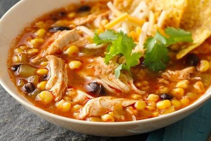 Slow-Cooker BBQ Chicken Soup