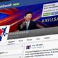 Screen shot of Xi's verified Facebook page