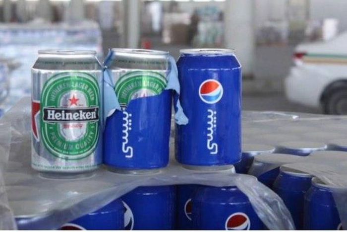 Man arrested by the police for disguising 48,000 beer cans as Pepsi