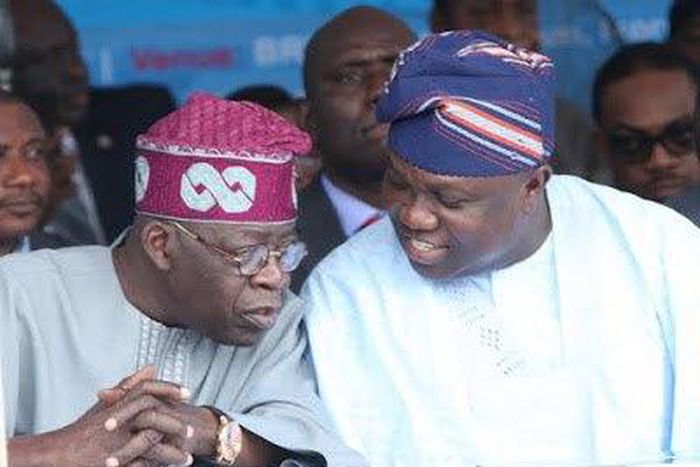 Lagos State Governor, Akinwunmi Ambode and APC National Leader, Asiwaju Bola Tinubu