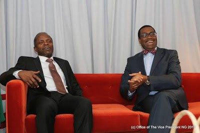 Vice President, Yemi Osinbajo attends inauguration of former Agriculture Minister, Akinwunmi Adesina as the 8th President of the African Development Bank (AfDB)