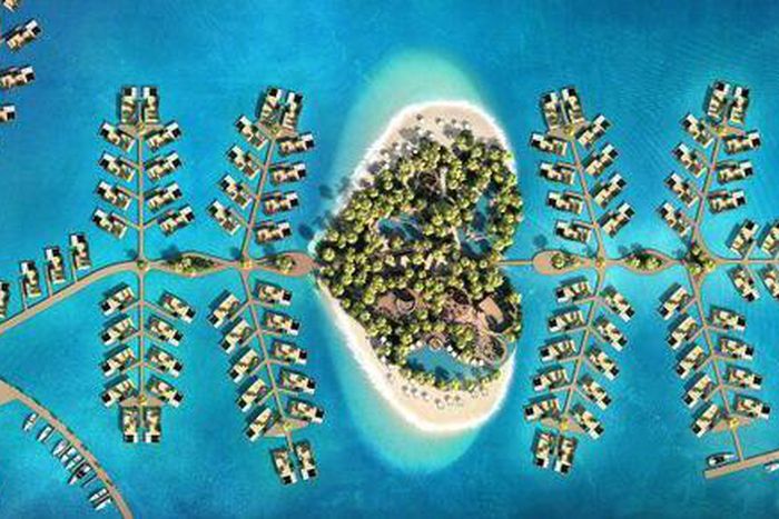  St. Petersburg Island with “floating seahorses” homes