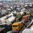 Tankers and trailers on Apapa-Oshodi expressway