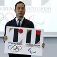 Kenjiro Sano, designer of the Tokyo 2020 Olympic and Paralympic Games logos, explains about the designs during a news conference in Tokyo, Japan, August 5, 2015. REUTERS/Yuya Shino