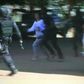 Still image from video show a hostage rushed out from the Radisson hotel in Bamako, Mali, November 20, 2015.  REUTERS/REUTERS TV