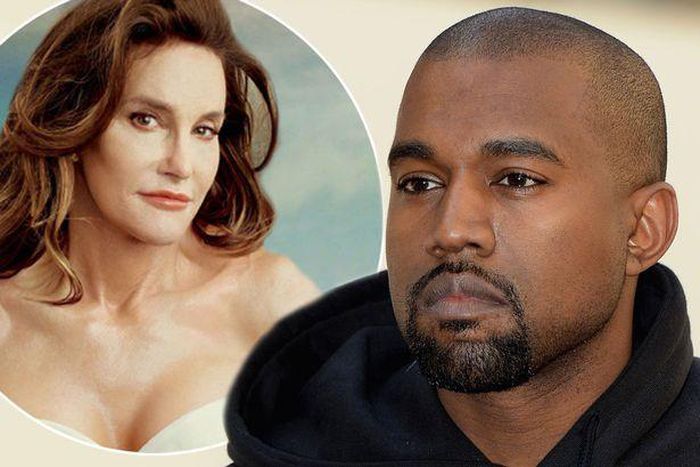 Caitlyn Jenner and Kanye West