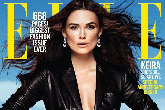 Keira Knightly covers Elle US September 2015 /30th anniversary issue