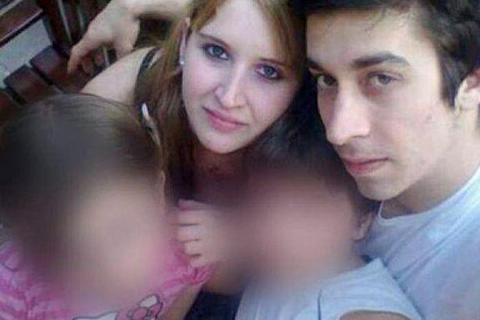 Leandro Acosta and stepsister Karen Klein