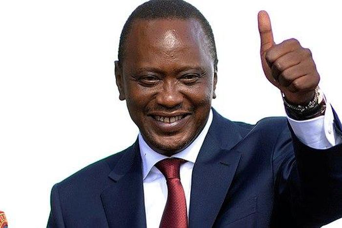 President of Kenya, Uhuru-Kenyatta.