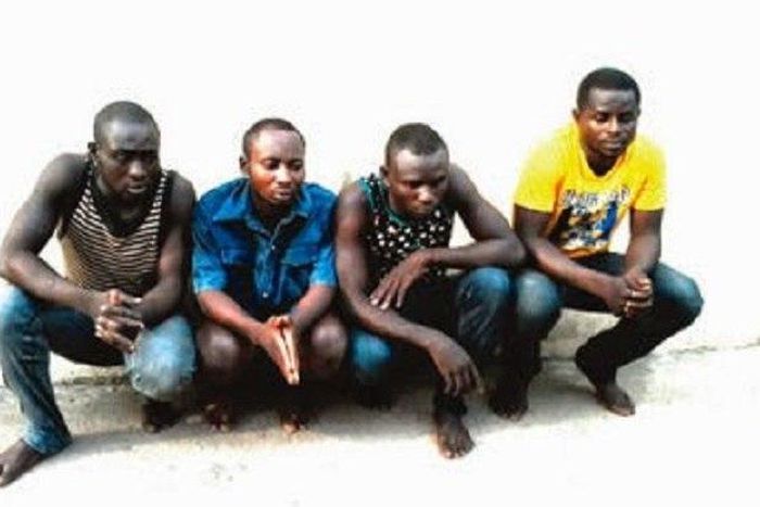 Some arrested armed robbery suspects