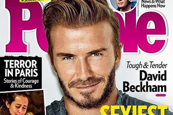David Beckham is People magazine's 'Sexiest Man Alive' 2015
