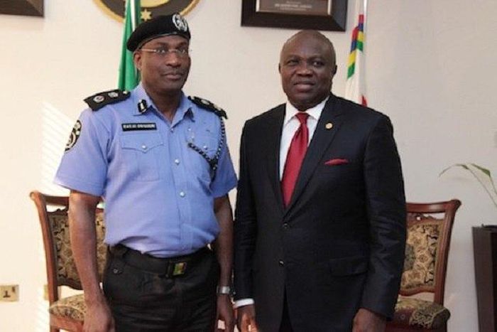The CP, Fatai Owoseni and Gov. Akinwunmi Ambode