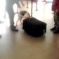 A man is apparently caught trying to smuggle himself out of Peru in a suitcase to evade airport security checks.