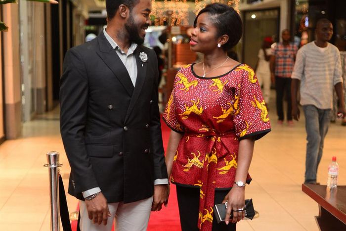 OC Ukeje and Wife at AFRIFF 2015