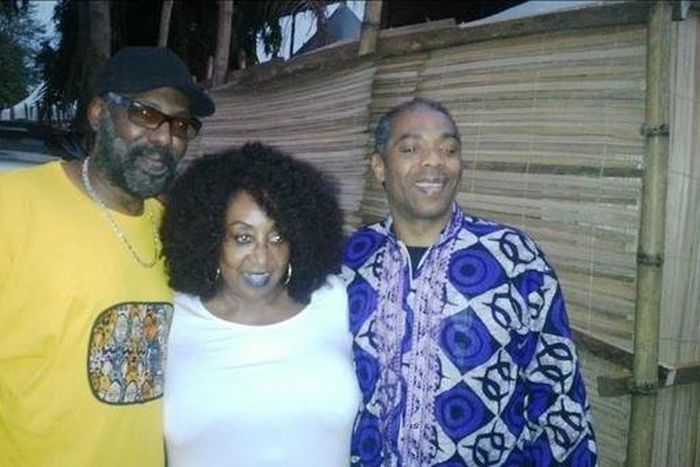 Sandra Izsadore, her husband, Femi Kuti