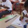 Student writing exam
