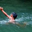Drowning boy