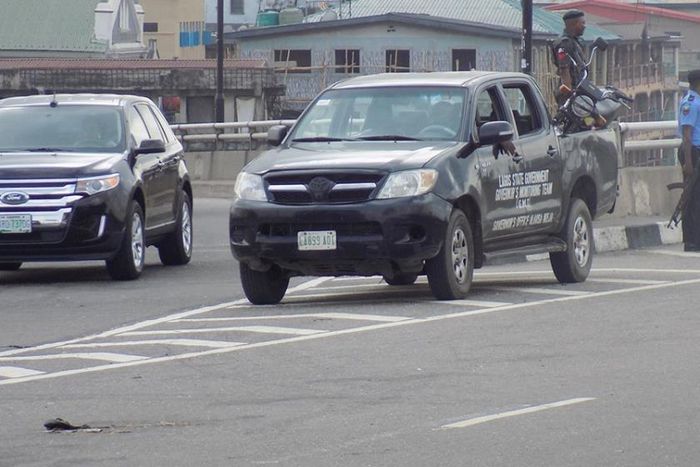 The Lagos state governor's monitoring team
