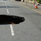 Bad portion of road