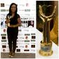 Nikki Laoye with her award
