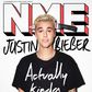 Justin Bieber on NME mgazine cover