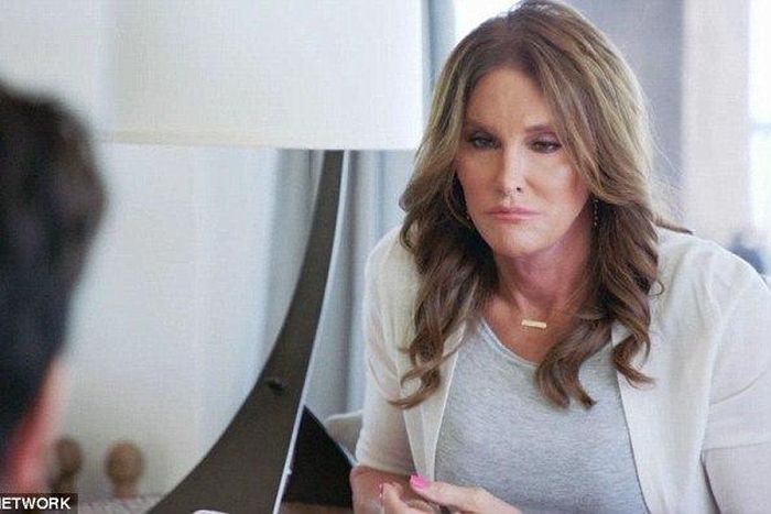 Reality star, Kris Jenner, confronting her ex husband turned transgender, Caitlyn Jenner, on the 'I am Cait' reality show on E!