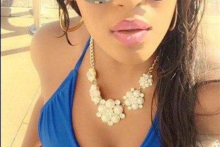 Nigerian singer, Emma Nyra, on set of a video shoot in Miami