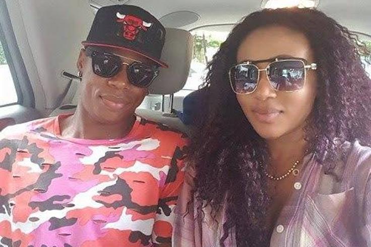 Clinton Njie and Syndy Emade pose for selfie
