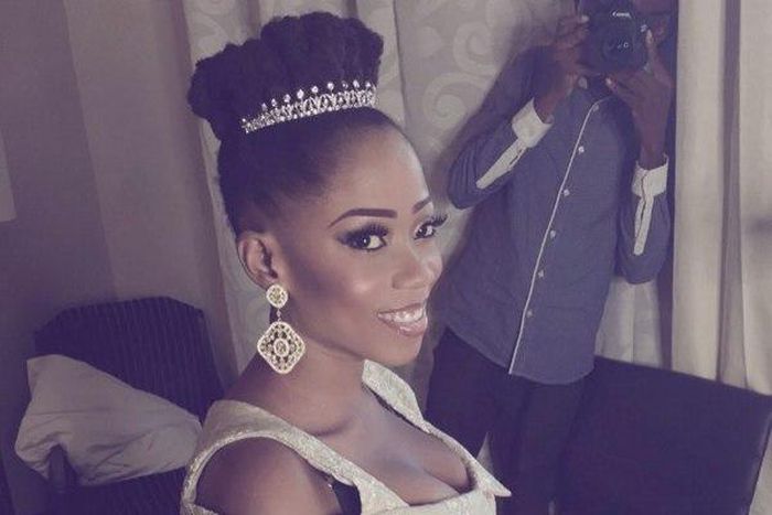 Tosyn Bucknor at her wedding