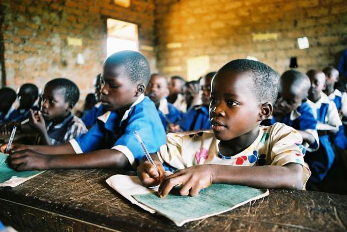 School children in Sub-Saharan Africa
