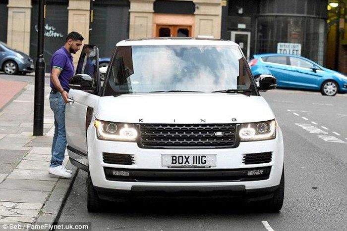 Amir Khan's personalised 'King Khan edition' Range Rover 